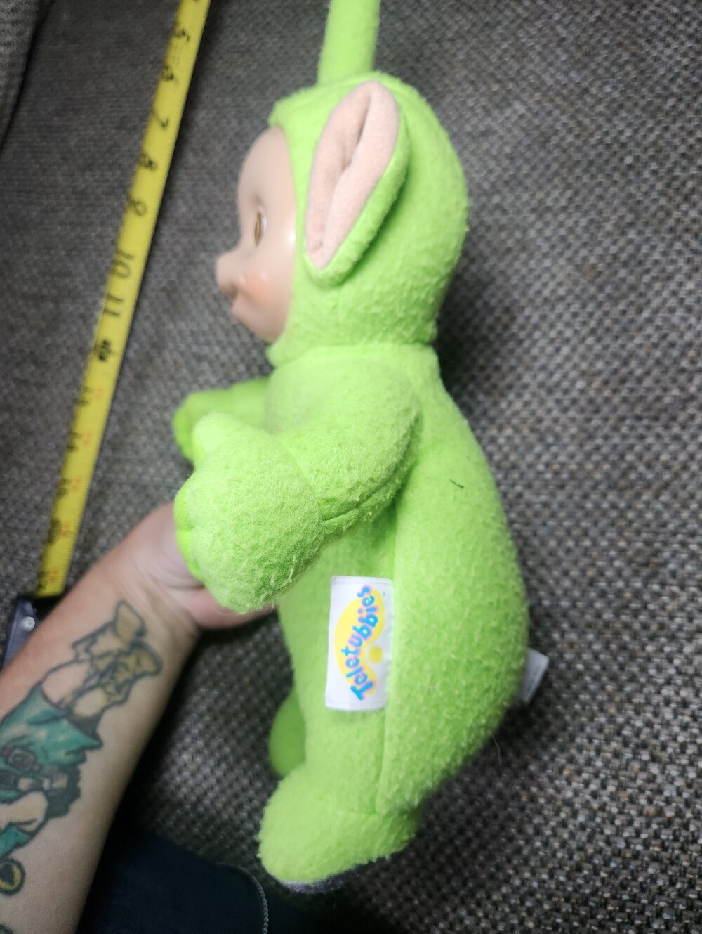 1990s Teletubbies Dipsy Green Plush Toy - Picture 3 of 9